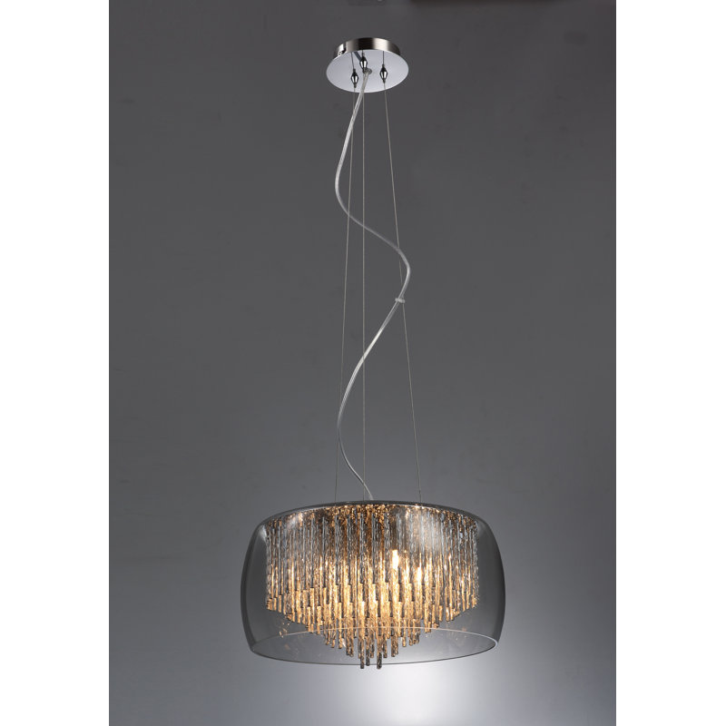 - Light White Drum Pendant