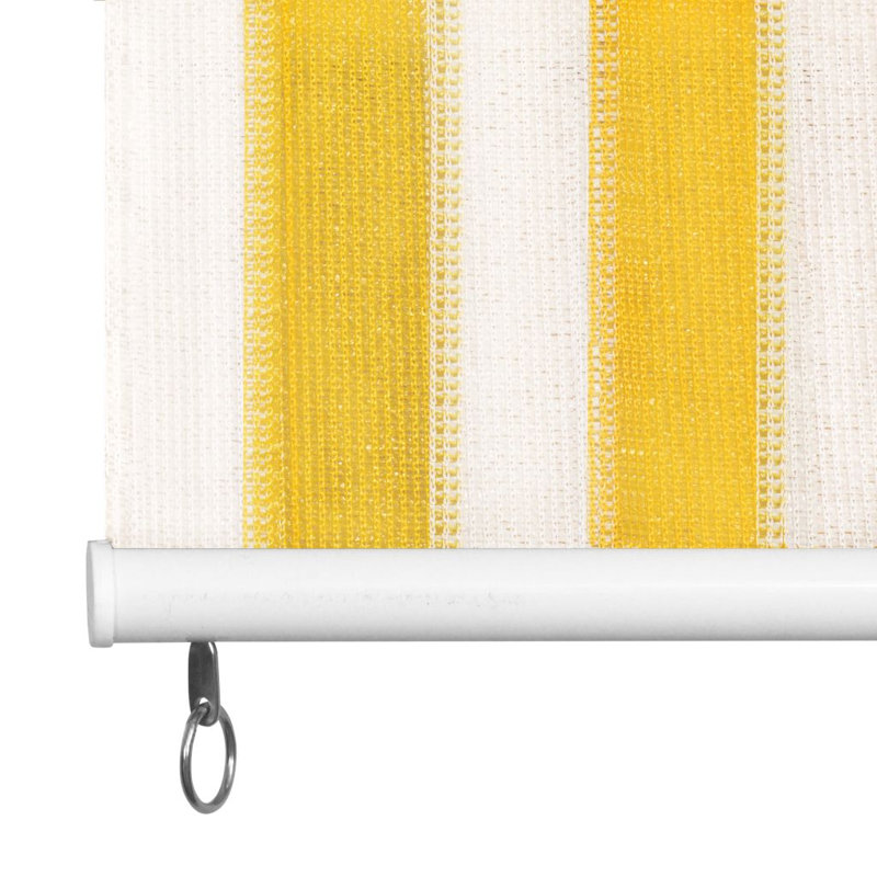 Room Darkening Roll-Up Blind, Yellow/White, 300cm W X 140cm L