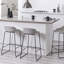 Nikhil Counter Stool with Metal Frame-75814730