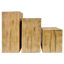 Table de bout empilable carrée - colonne, mélange d'ombrage naturel rétro, chambre à coucher, espaces de rassemblement extérieurs, design moderne, tables, aspect bois réaliste, décoration de chambre à coucher-931335721