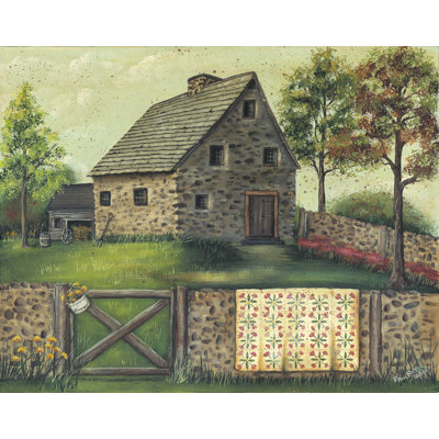 " Stone House Retreat " Graphic Art Print