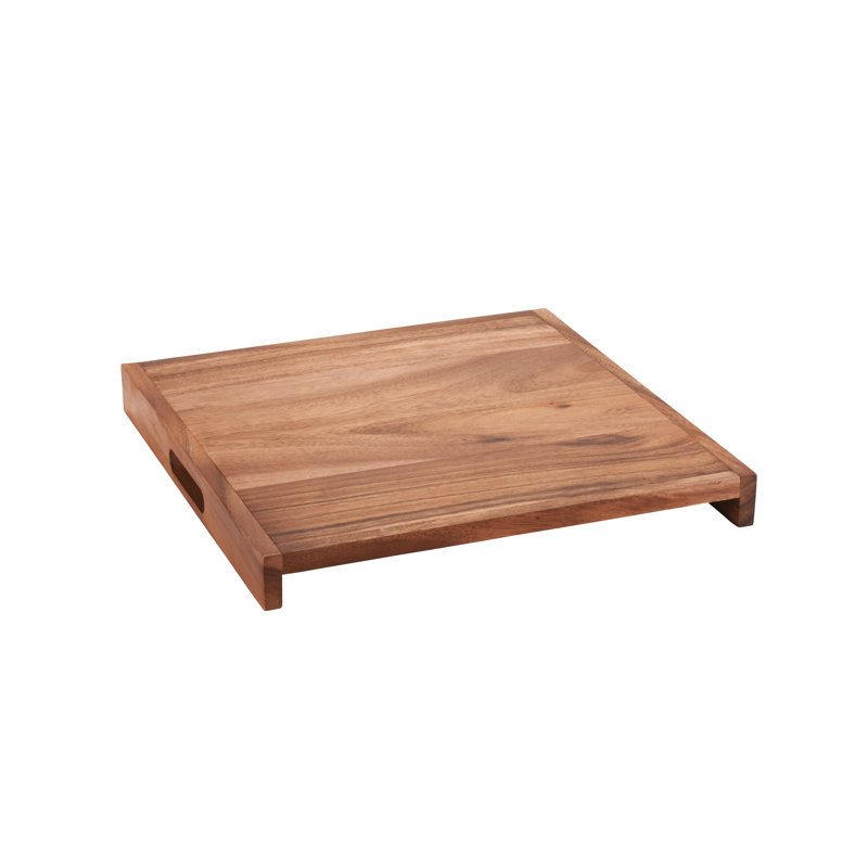 Plateau de service en bois d'acacia