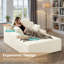 Upholstered Corduroy Accent Chair-714000463