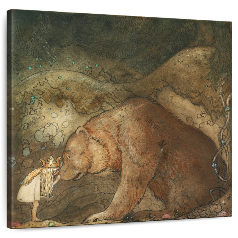 Kelan Poor Little Bear, 24" H x 24" W