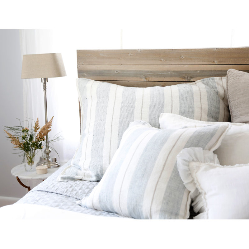 Large Gray Duck Down Scandinavian Decorative Pillow