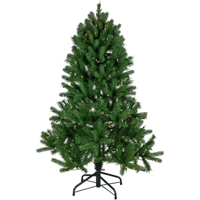 Lighted Artificial Fir Christmas Tree