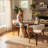 Modern Upholstered Dining Chairs, Beige Fabric With Wooden Legs, Soft Padded Seat And Back, Scandinavian Kitchen And Dining Room Side Chairs​​-864837335-864837333