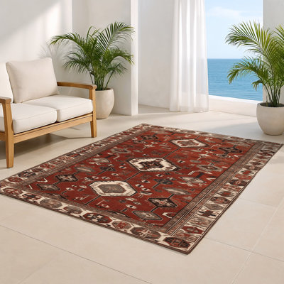 Tapis turc intérieur et extérieur brun