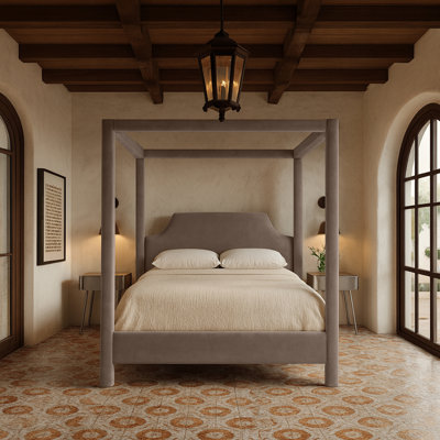 Dawson Velvet Upholstered Bed