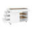 Versatile Movable Storage Cabinet Island With Multiple Compartments And Shelves