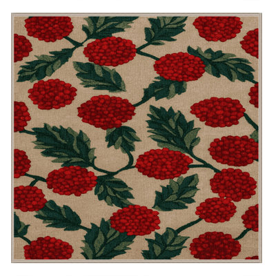  Tapis lavable avec baies de Goji