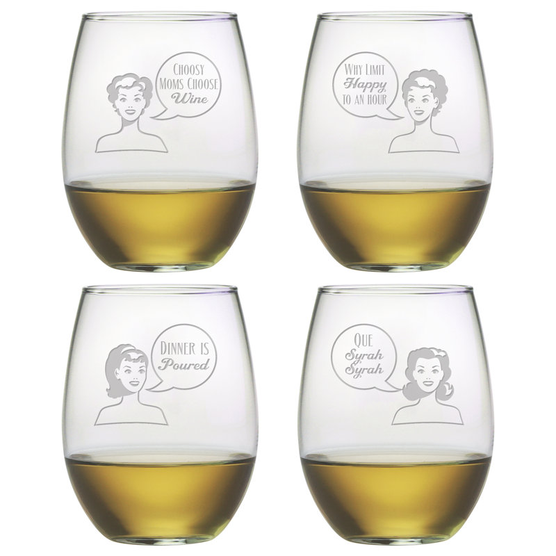21 oz. Handmade Wine Glass Set