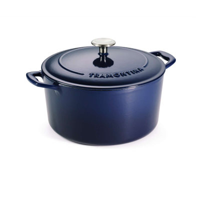 Tramontina Bestow 6.15L Made From Cast Iron, With Enamel Porcelain Interior And Exterior, And Stainless Steel Knob. Round Dutch Oven