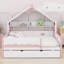 Lit de jour avec tablettes et lit gigogne en forme de maison-570313055-570176772