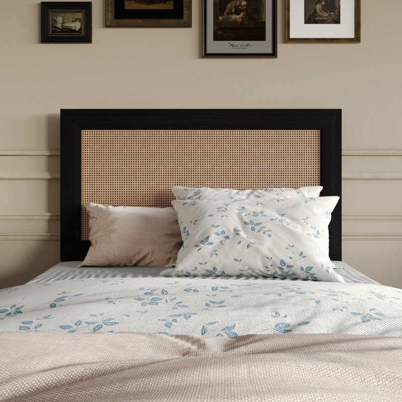Asfia Headboard, Twin, Black