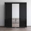 Armoire noire 71 "avec miroir Monaco 71"-1337071390
