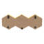 Buzzy Bees Be Grateful for Every Moment Hexagons MDF Wall Sign 5.8x15x1