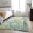 Premium Machine Washable Cerrito AMF502 Green Rug-103856625