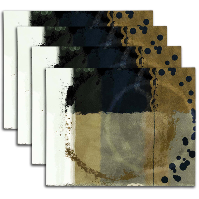 Napperon abstrait en polyester