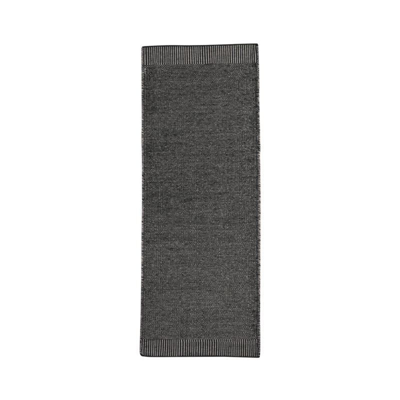 Gray Rombo Rug, Runner 2'4" x 6'5"