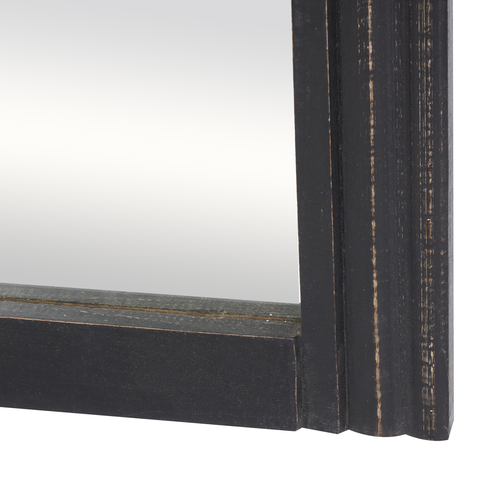 Solid Wood Rectangle Floor Mirror