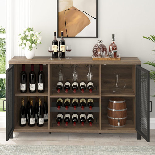 Winston Porter Keye 55.11'' Bar Cabinet & Reviews | Wayfair