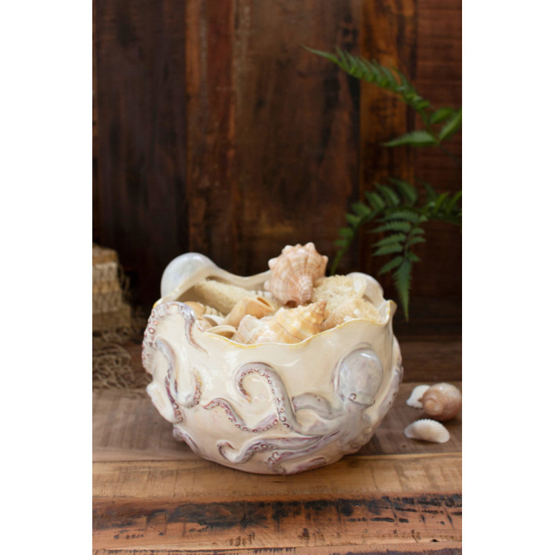  Vase en céramique Octopus