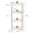 Multi-Tier Rolling Storage Cart with Wheels – 4-Tier Plastic Utility Organizer for Bathroom, Kitchen, Bedroom, Office, Pantry, or Laundry Room, Clear-93655900-93655898