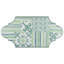 Royal Garden Provenzal 6" x 13" Porcelain Patterned Wall & Floor Tile
