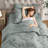 Bed-in-A-Bag Pleated Comforter Set with Bed Sheets-103134074-103134072