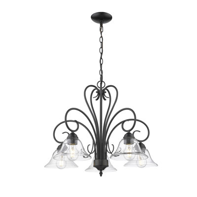 Karcher 5-Light Dimmable Chandelier 