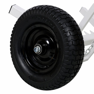 Heavy-Duty Log Dolly,log holder,white