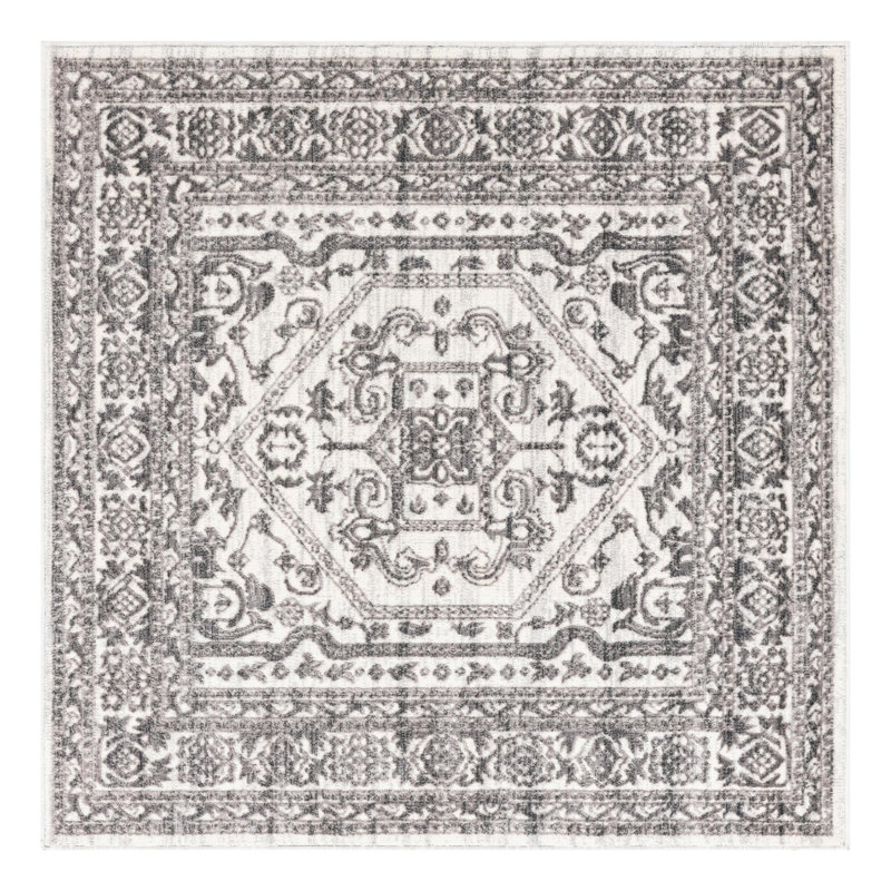 Teisuke Oriental Indoor Rug, Square 5'3"
