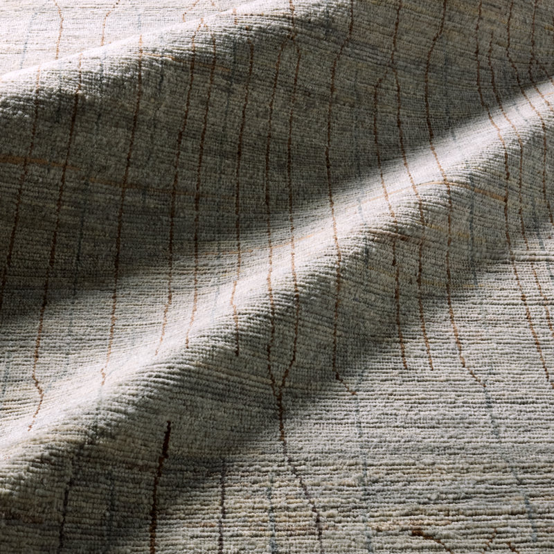 Kazben Atalaya KAZ09 Handknot Abstract Gray Area Rug