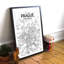 Prague City Map - No Frame Print-1226753356