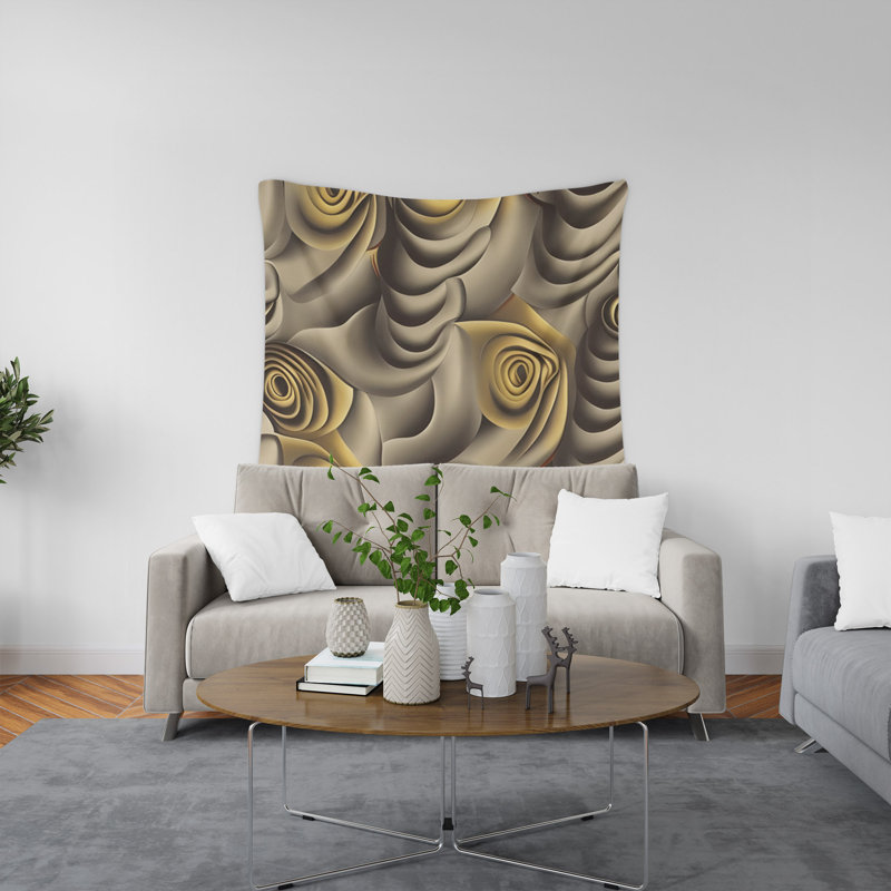 Tapisserie murale, H 80 po x l 68 po