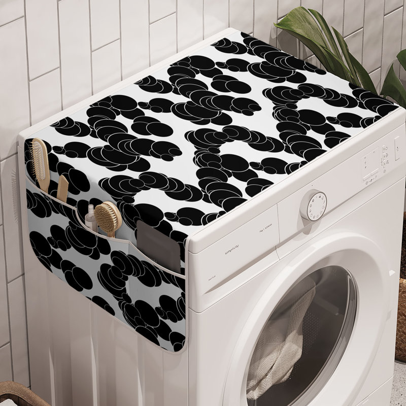 Paquet de 2 boîtes à linge East Urban Home Abstract de 47 po x 18,5 po