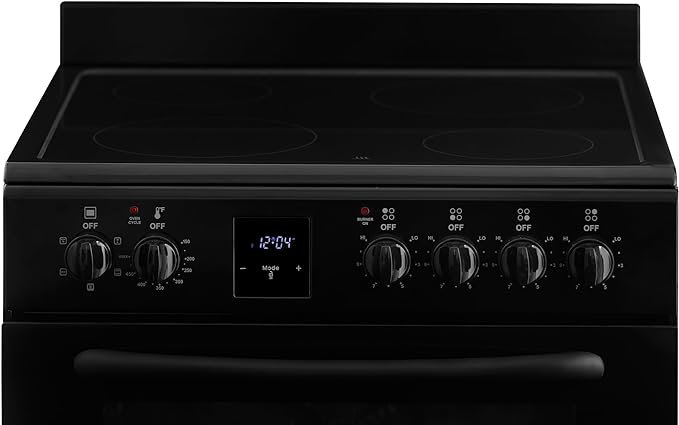 Four électrique à convection 24 po 3 pi cu avec four à convection, Noir