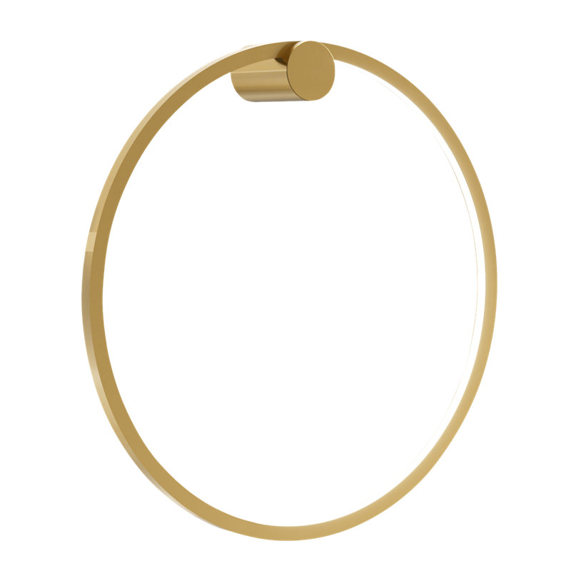 Saturno LED Flush Mounted Sconce, 50cm H x 50cm W x 15cm D, Gold