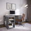 L-Shaped Computer Desk Home Office Corner Workstation Setup-899110556
