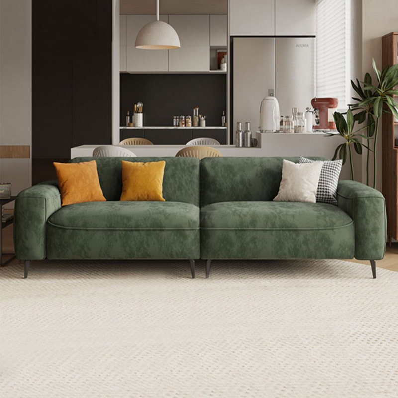 Coussin modulaire en polyester vert