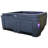 Origin 5-Person Lounger 30 Jet Plug and Play, 120V/240V Hot Tub, Real Stainless Heater, Ozone, Waterfall & Upgraded Lighting-112459620