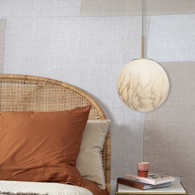 Glass Table Lamp, 33cm H x 33cm W x 43cm D