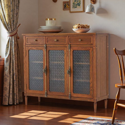 American-style multi-functional glass cabinet