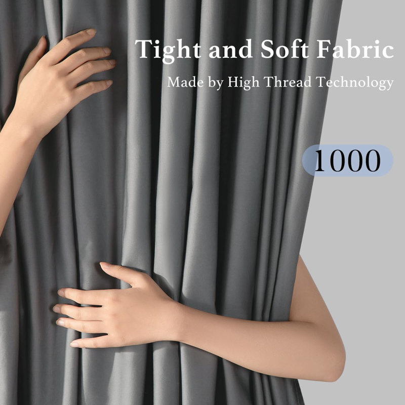 1000 Thread Count Egyptian-Quality Cotton Sheet Sets, King Sheet Set with 2 Pillowcases, Gray