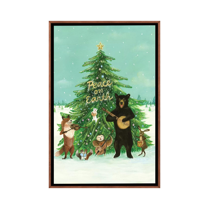 Paix sur terre par Jahn Vashti, reproduction d’art, H 26 po x l 18 po x 1,5 po, Classic Wood Framed, Pas de tapis