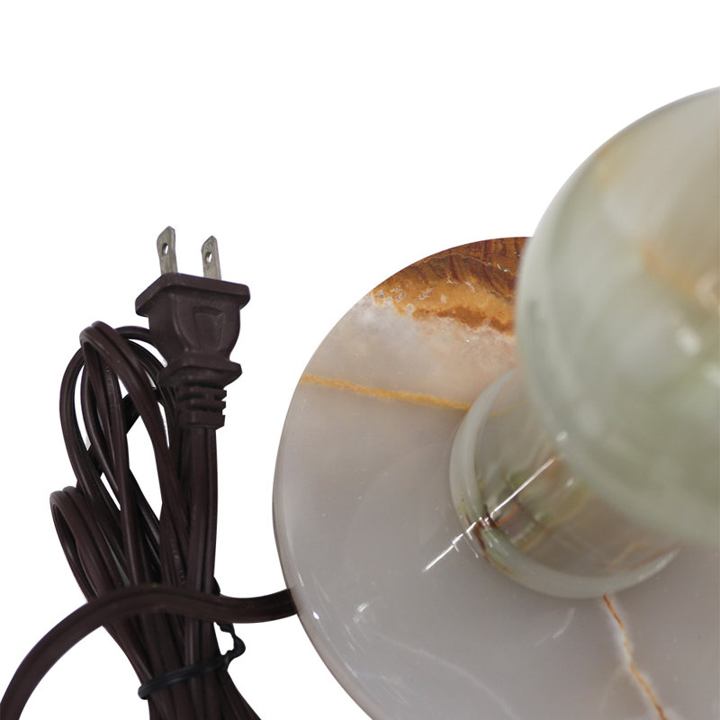 22.5" Tall Onyx Table Lamp "Ardeon", Chartreuse