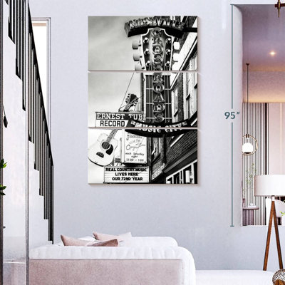 Nicci Nashville Music City Black And White