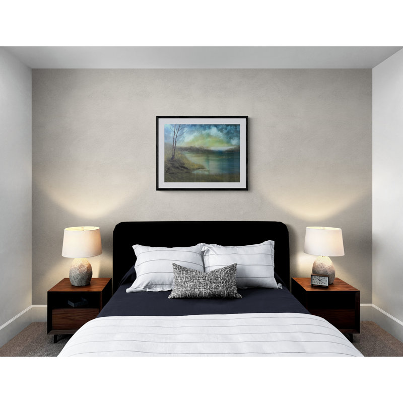 Landscape Print by Alicia Lopez, Black Framed Paper, 24" H x 30" W