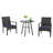 Alyah 2 - Person Patio Dining Set with Round Table , Cushions Included